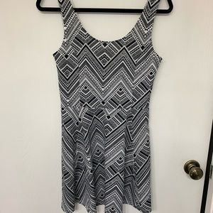 Aztec design Divided dress